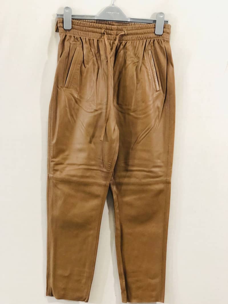 GIFT GENUINE LEATHER JOGPANTS 7