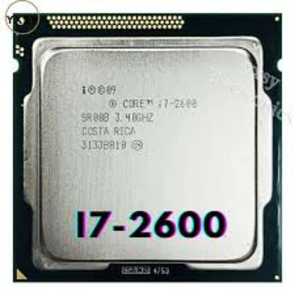 Intel Core i7 2600 0