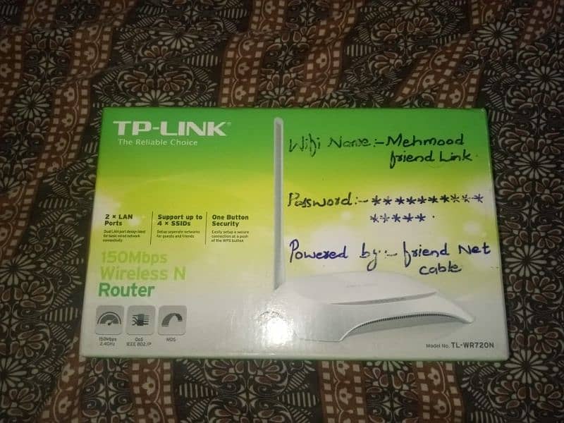 TP LINK ROUTER SINGLE ANTINA 2