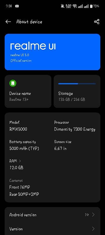 Realme 13 Plus 5G Used For Urgent Sale 7