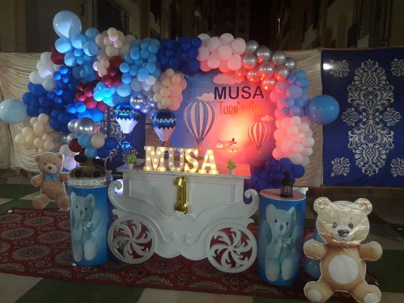 Birthday Iftar aqiqa balloon decorations Event Planner 1