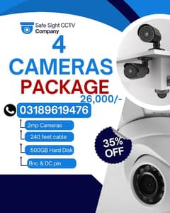 4 CCTV Camera Installation – Rawalpindi/Islamabad