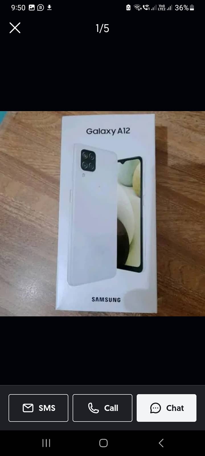 Samsung a12 4/64 with box urgent sale 2