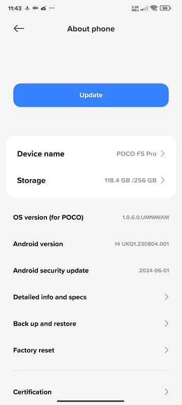 POCO F5 Pro  / Redmi k60 pro / Exchange Possible 8