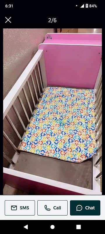 baby cot with mattres 9