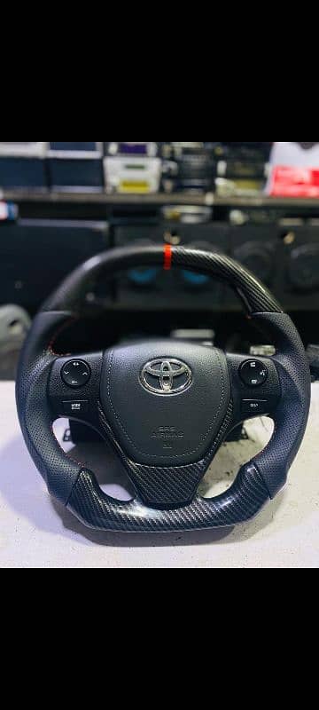 Toyota Corolla Forged & carbon fiber steering Available 1