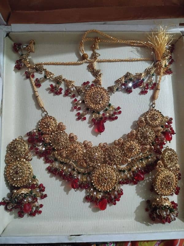 bridal necklace set 0