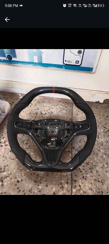 Modified Forged carbon fiber steering Available. 0