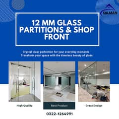 Office glass partition/GlassAluminium/partition work/glass cabine