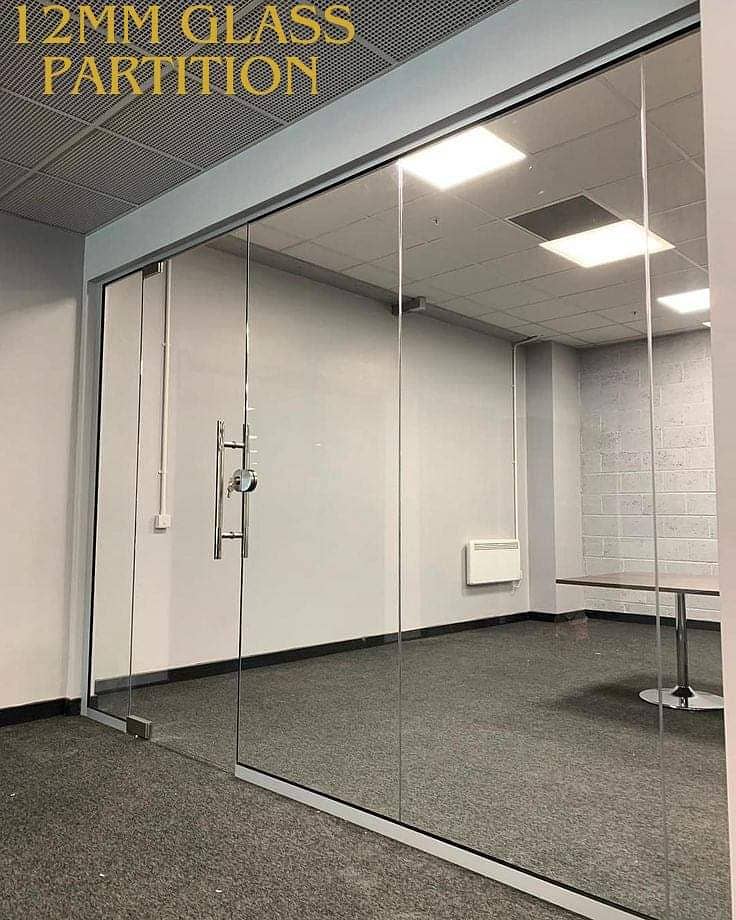 Office glass partition/GlassAluminium/partition work/glass cabine 3