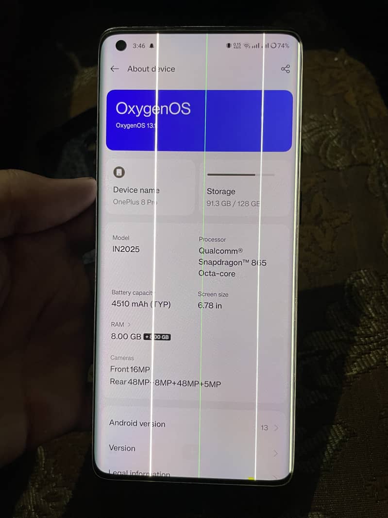 One Plus 8 Pro 5g 8