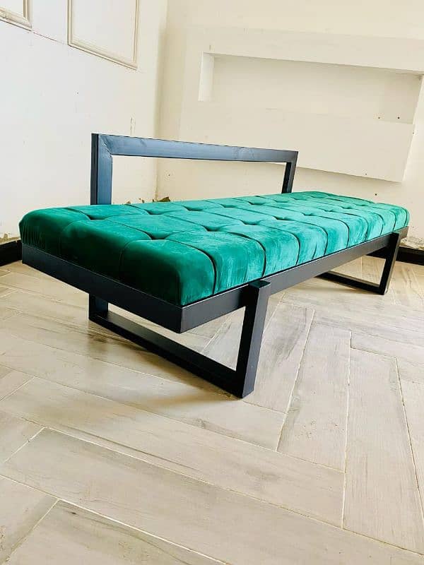 Metal Sofa, Jhoola ,Bed For Sell 1