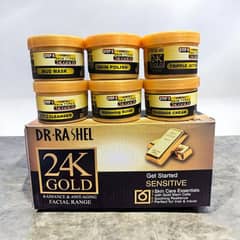 24K Gold Whitening & Glowing Hydra Facial Kit for All Skin Types