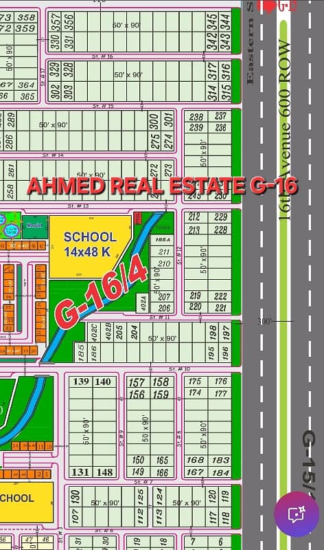 Service Road G-16/4 Open Face Front Green Belt Extra Land 1