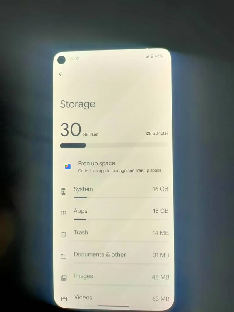 Google pixel 4a no box no charger touch screen break . 6 128 7