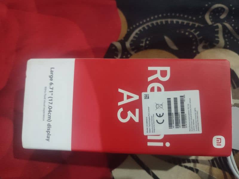 Urgent mobile for sale only 20 days use redmi A3 2