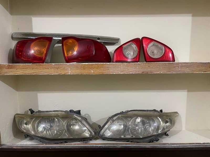 Corolla 2008 2009 2010 Headlights Tail Lights 1