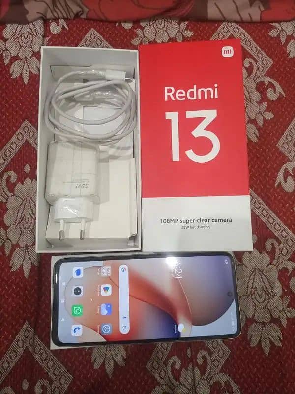 redmi 13 new box pack 2 day use 1