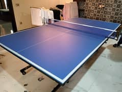 Table Tennis Table 8 Wheels Foldable