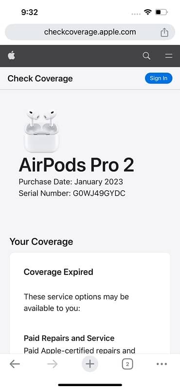 AirPod Pro 2 1 bud is missing Contact 03708318718 3