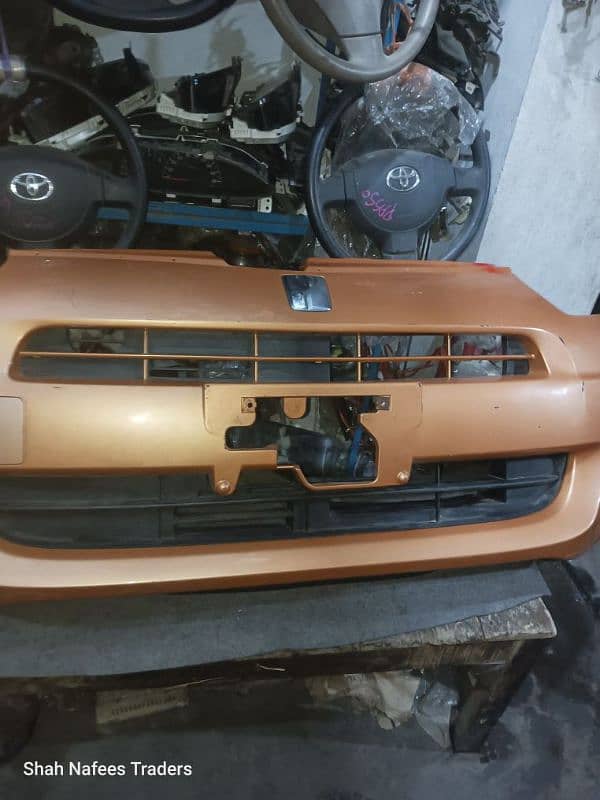 Toyota Passo 2012 Hana Plus Front Bumper - Passo Foglight Bumper 1