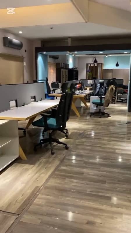 Gulberg MM ALAM ROAD Ground floor 10000sqft office available for rent 10