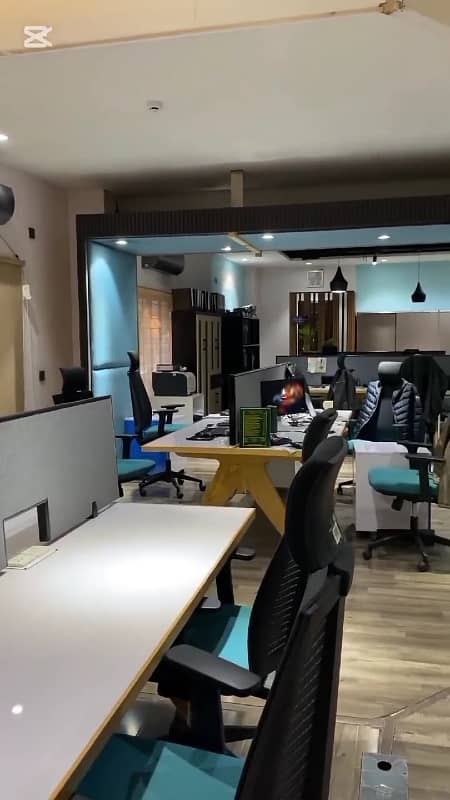 Gulberg MM ALAM ROAD Ground floor 10000sqft office available for rent 11