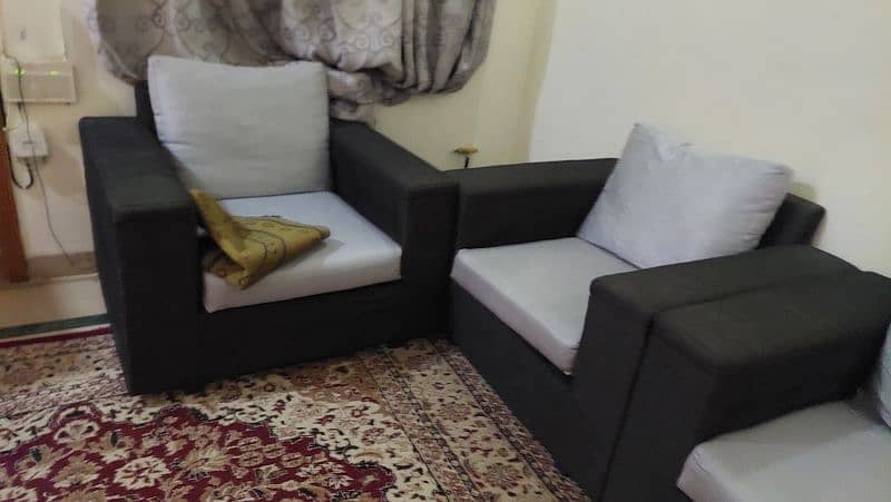 7 seater sofa with central table 0