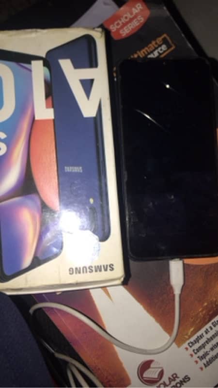 samsung a10s 2gb 32gb  with box only only exchange deal 0