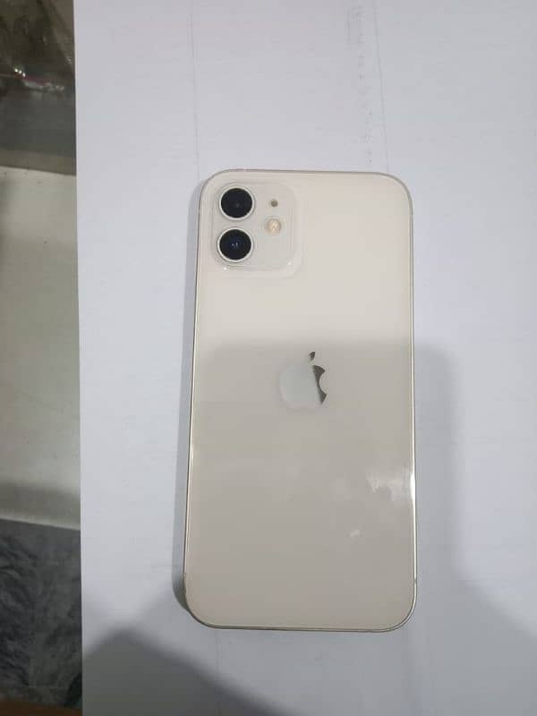 Iphone 12 water pak all ok face id ok 64 gB white colour non pta 0