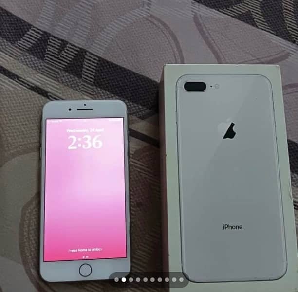 iphone 8plus 256 with box official approved 4