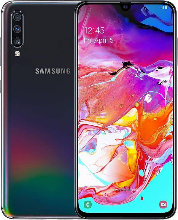 Samsung a70 non pta Dubai  model 40FPS king paneloriginal with charger 0