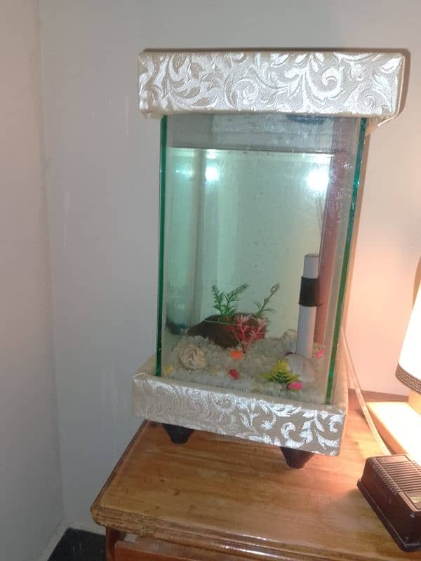 Fish Aquarium with Water Pump 0