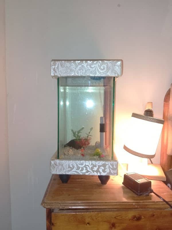 Fish Aquarium with Water Pump 4