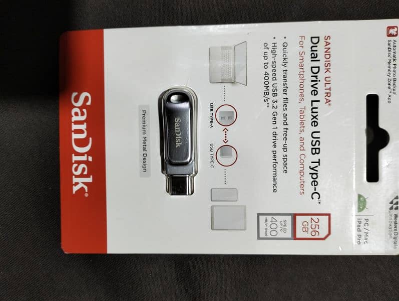 scandisk dual face 256gb 3.2 gen 1 0