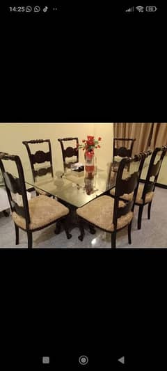 dining table with 6 chairs