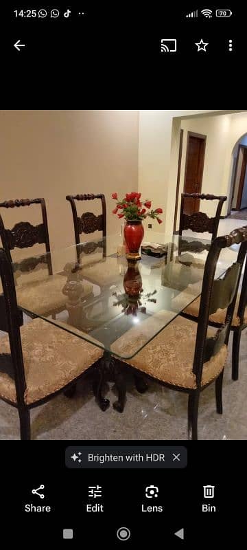 dining table with 6 chairs 2