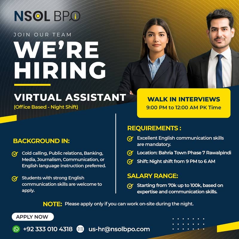 Business Development Executive and Virtual Assistant 1