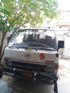 Toyota Hiace van for booking and rent in Sheikhupura