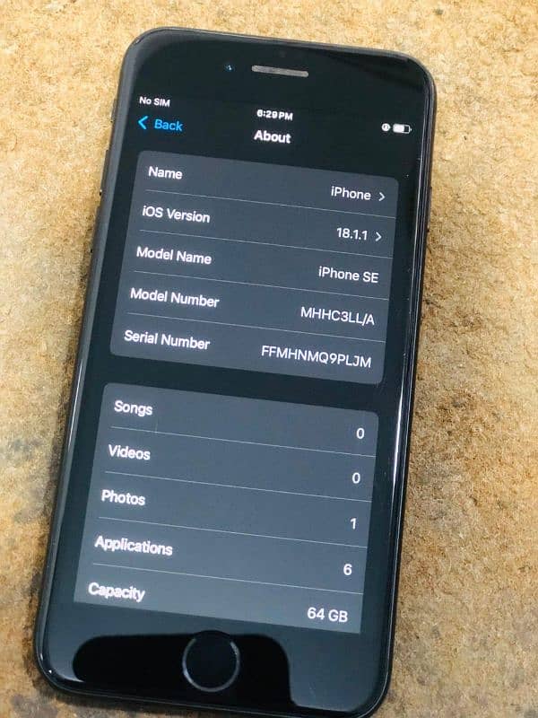 iphone se2020 non pta battery health 85/ memory 64gb 3