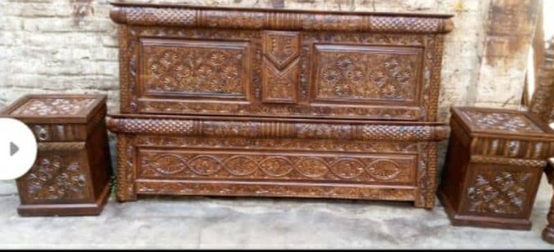 wooden/handmade bed/king bed/hand carving/Single bed/handicraft sofa 0