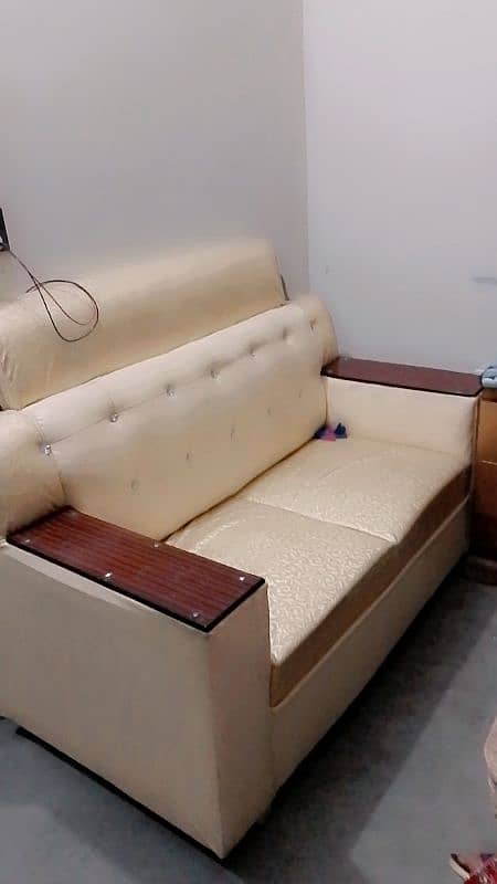 double bed side, tables, Sofa set 3/2/1 dressing table, show case. 3