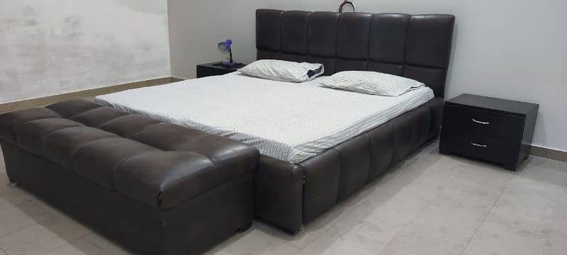 Double Bed (V. Good Condition) with Seater 0