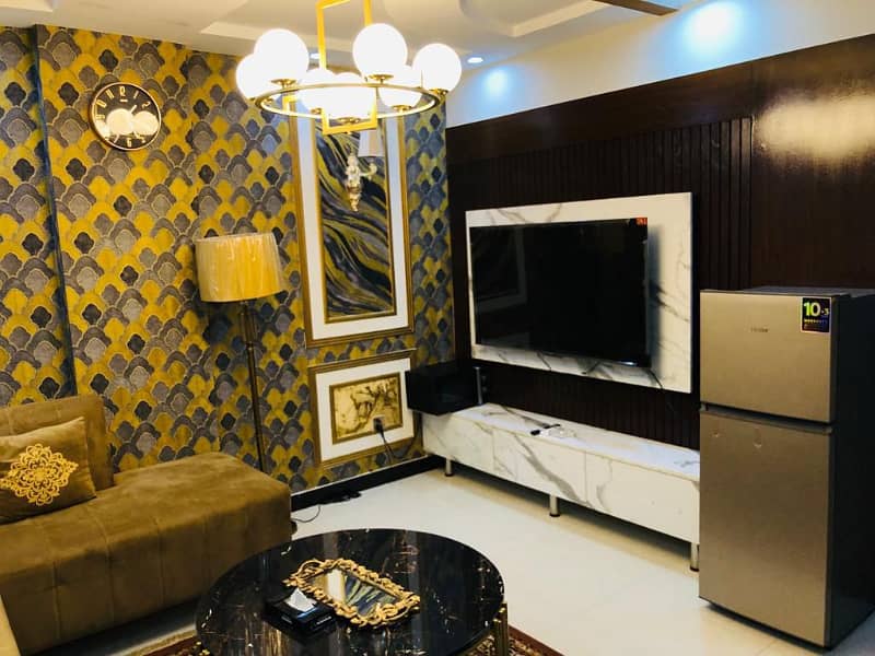 One Bed Brand New Fully Furnished Apartment Available For Rent In Nishtar Block Bahria Town Lahore 4