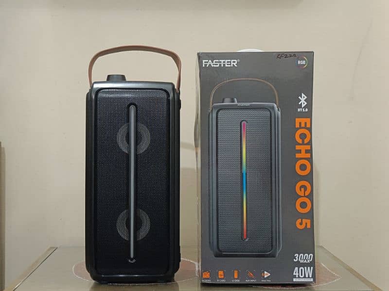 Faster Echo Go 5 Speaker with Mic NEW 0