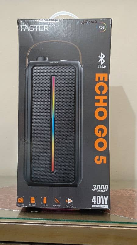 Faster Echo Go 5 Speaker with Mic NEW 5