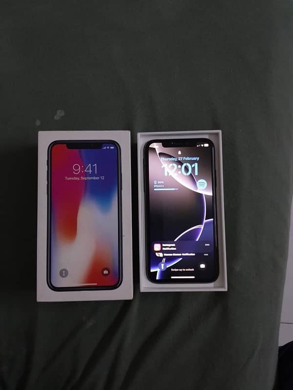 iphone X pta approved with box 0