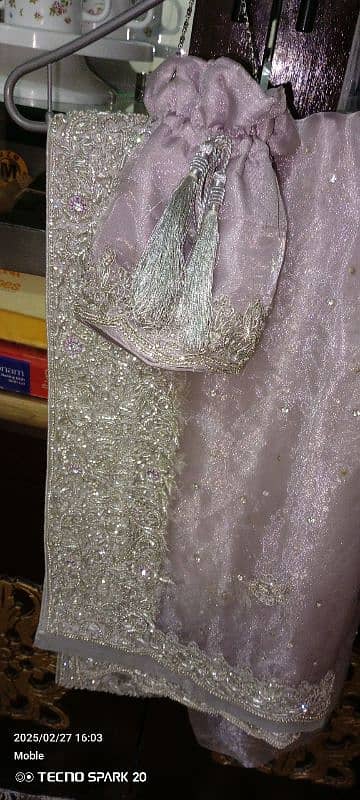 lavender walima dress, 1 time used 4