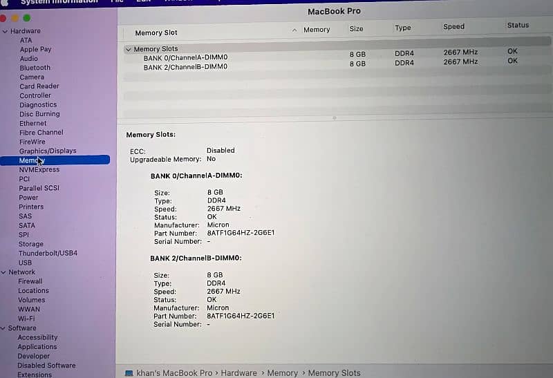 Apple MacBook pro 2019 16 inches 9