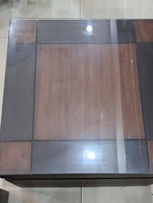 Wooden Table Set for Sale - Center Table & Side Tables 1